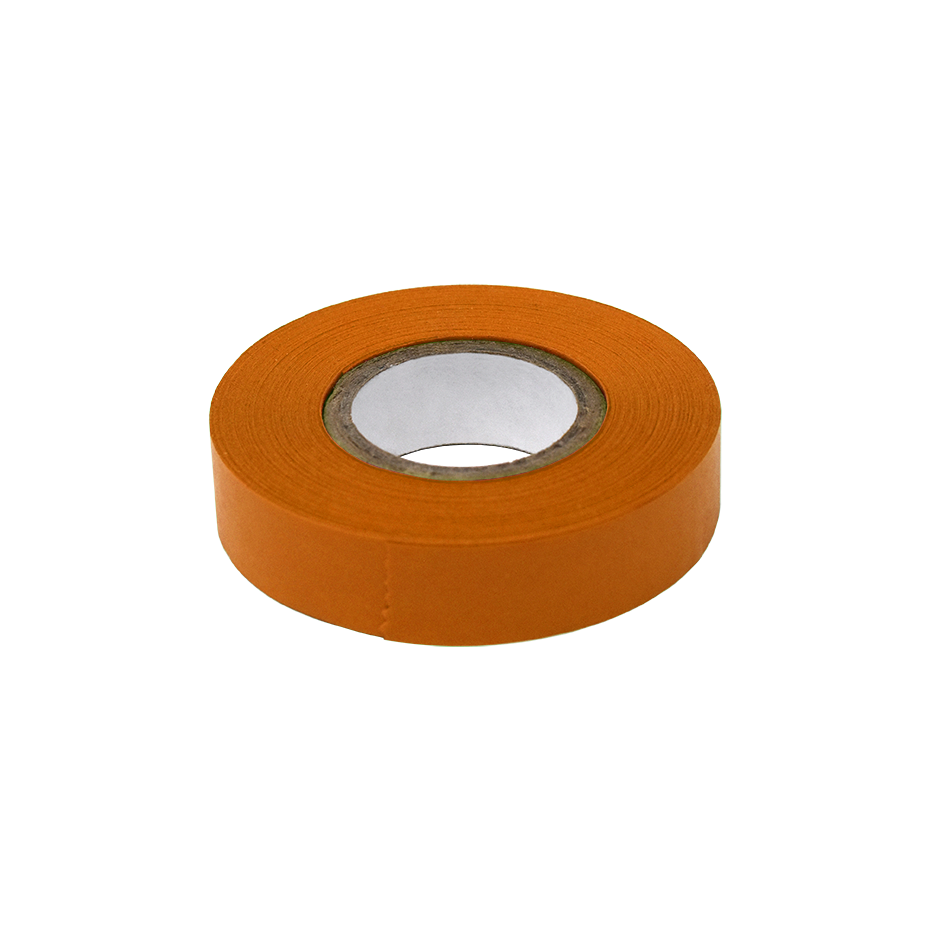 Globe Scientific Labeling Tape, 1/2" x 500" per Roll, 6 Rolls/Box, Orange 